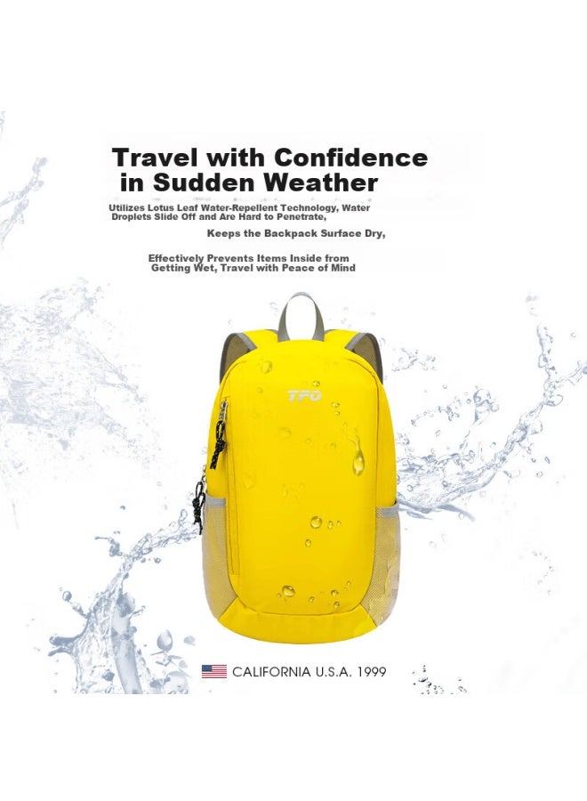 Tfo 5th Generation Kids Outdoor Backpack Sports Casual Lightweight Travel Bag 919 Yellow 15l - Image 4