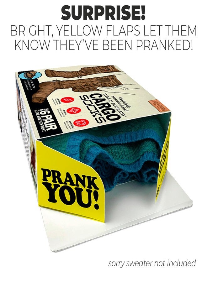 Prank Pack, Bathe & Brew Prank Gift Box, Wrap Your Real Present in a Funny Authentic Prank-O Gag Present Box | Novelty Gifting Box for Pranksters - Image 5