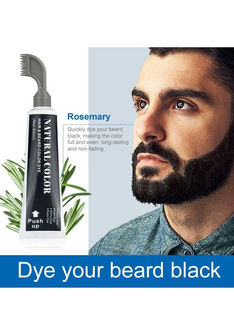 MOKERU Men's No Ammonia Beard Color - Black - Image 4