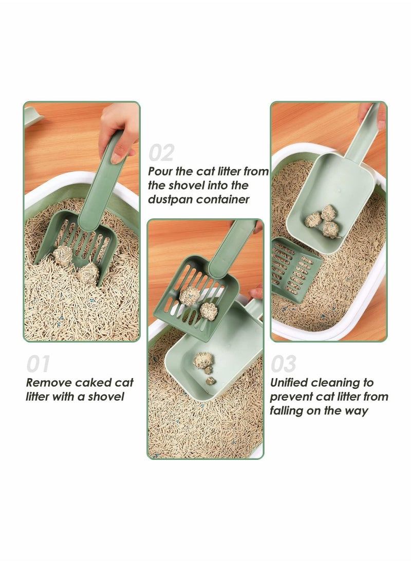 Cat Litter Scooper with Holder, Cat Litter Scoop, Deep Shovel, Large Capacity, Kitty Scooper for Litter Box with Stand, Kitten Pooper Lifter Great for All Type of Cat Litter, Durable and Cute  - Image 5