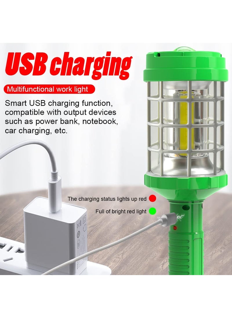 DHAVL DHAVL Portable Working Light LED Lantern Torch Light Emergency Lights for Home Office Study Hiking Camping Flashlight Use for Car Emergency Tool with Metal Hanging Hook and Magnetpeck of 1  - Image 5