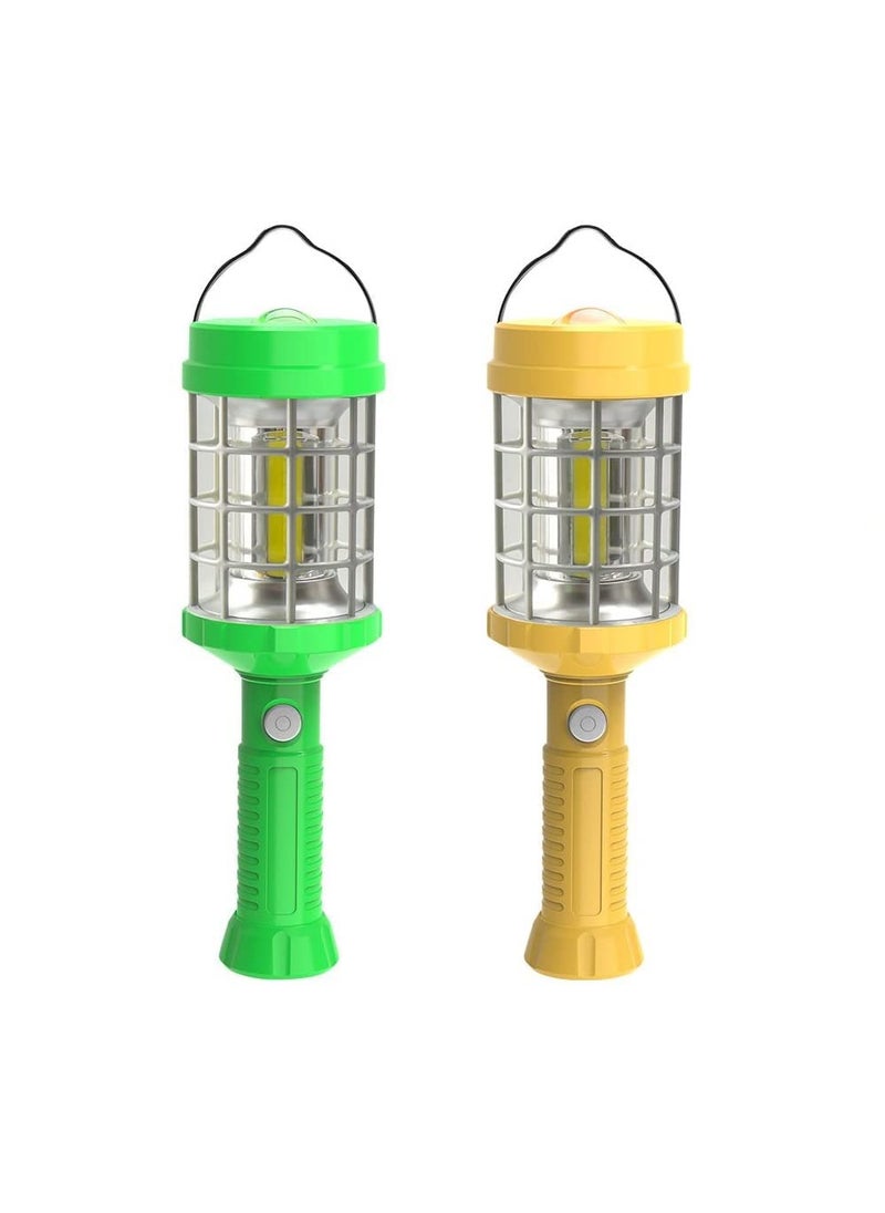 DHAVL DHAVL Portable Working Light LED Lantern Torch Light Emergency Lights for Home Office Study Hiking Camping Flashlight Use for Car Emergency Tool with Metal Hanging Hook and Magnetpeck of 1  - Image 1