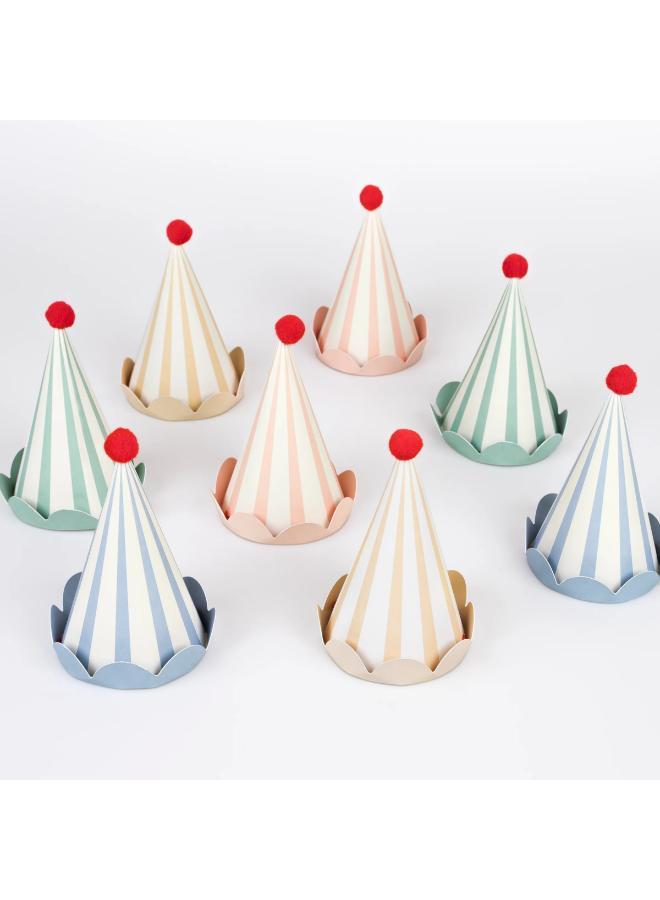 ميري ميري قبعات حفلات مخططة بألوان الباستيل - Image 3