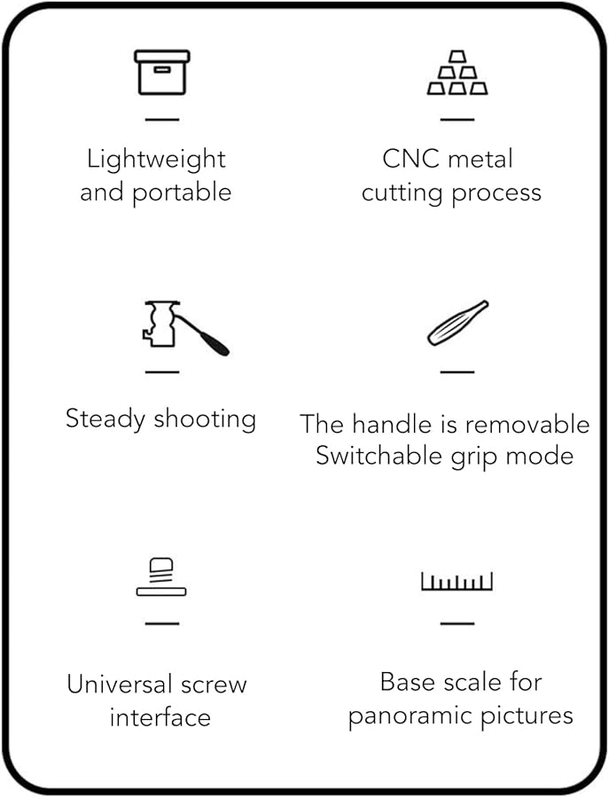 Aluminum Panoramic Tripod Head 360 Degree Fluid Video Head With Adjustable Handle - Image 5