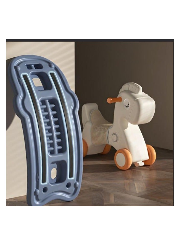 Three-in-one rocking horse for young children, rocking horse, rocking toy with a detachable balance board and footrest  - Image 2