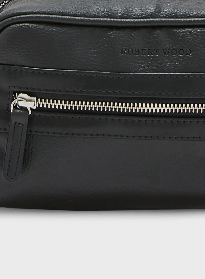 Robert Wood Travel Toiletry Bag