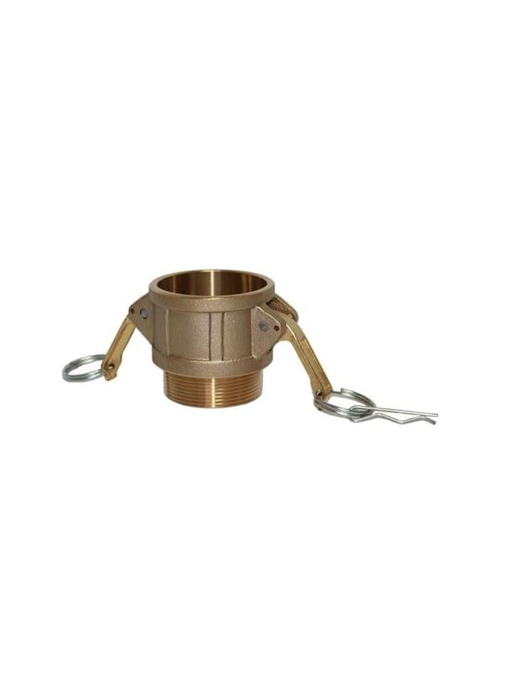 Brass Camlock Coupling Part (D NPT 4'') - Image 1