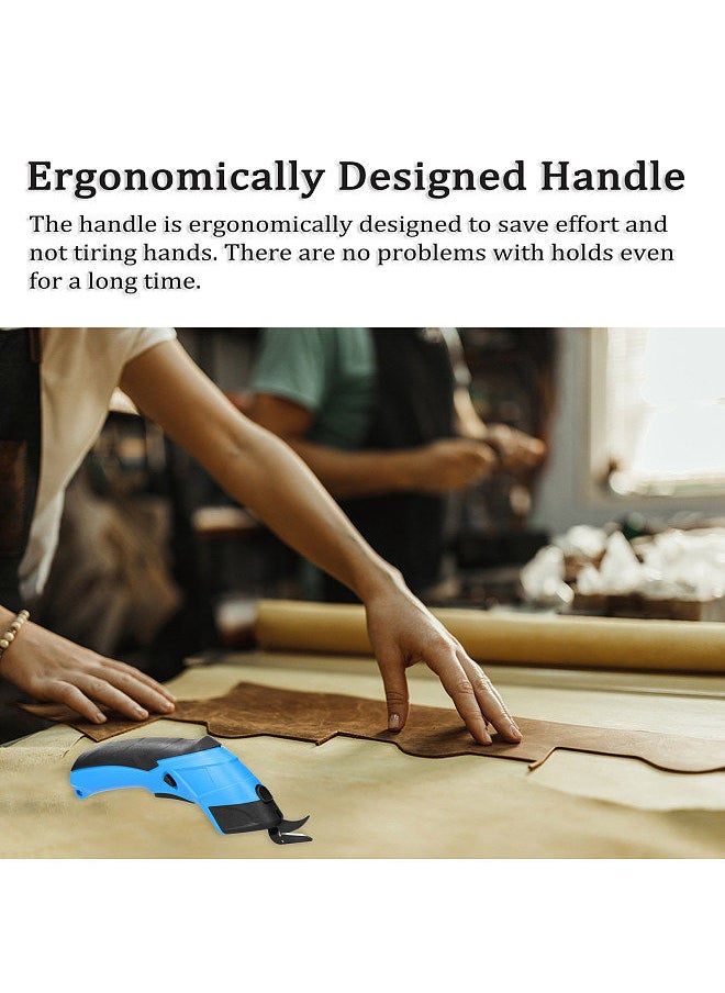 Generic - Handheld Lithium Electric Power Shear Multi-function Cutting Shears Fabric Carpet PVC Paperboard Cloth Cutting Cordless Rechargeable Shears Cutter - Image 1