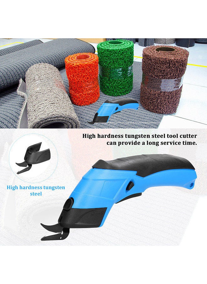 Generic - Handheld Lithium Electric Power Shear Multi-function Cutting Shears Fabric Carpet PVC Paperboard Cloth Cutting Cordless Rechargeable Shears Cutter - Image 1