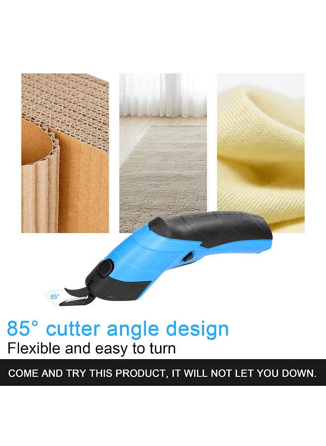 Generic - Handheld Lithium Electric Power Shear Multi-function Cutting Shears Fabric Carpet PVC Paperboard Cloth Cutting Cordless Rechargeable Shears Cutter - Image 1