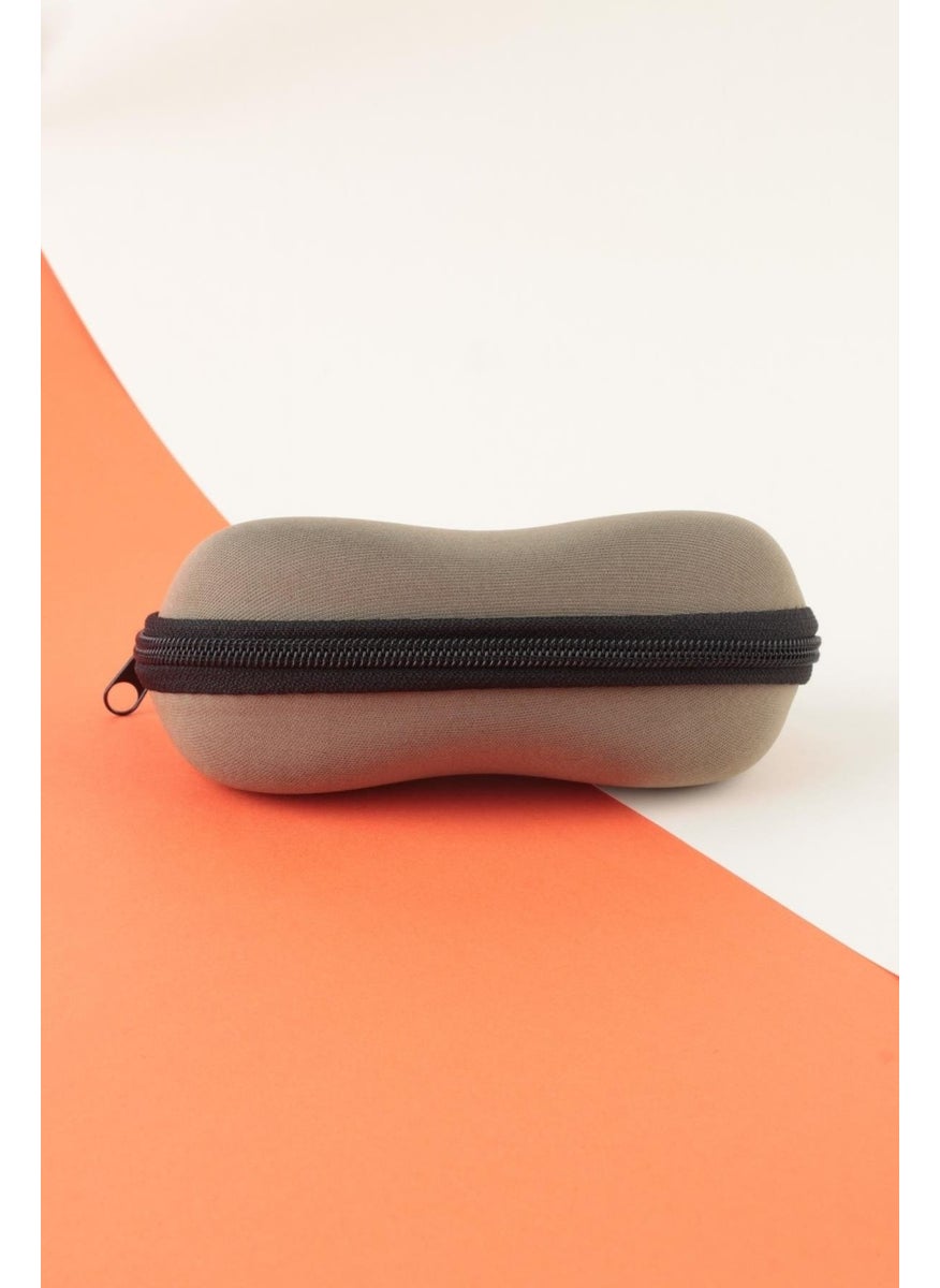 By Marine Zippered Glasses Case Khaki  - Image 1