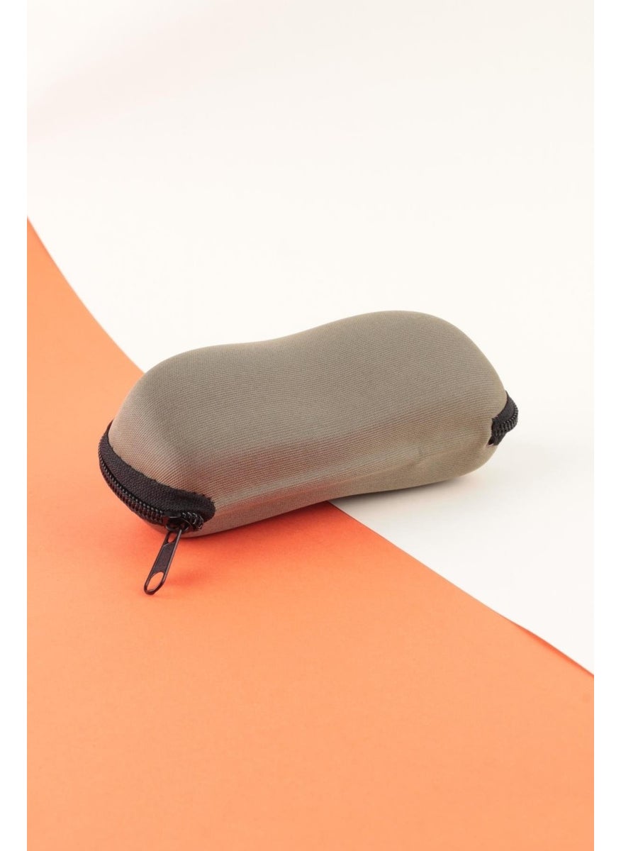By Marine Zippered Glasses Case Khaki  - Image 4