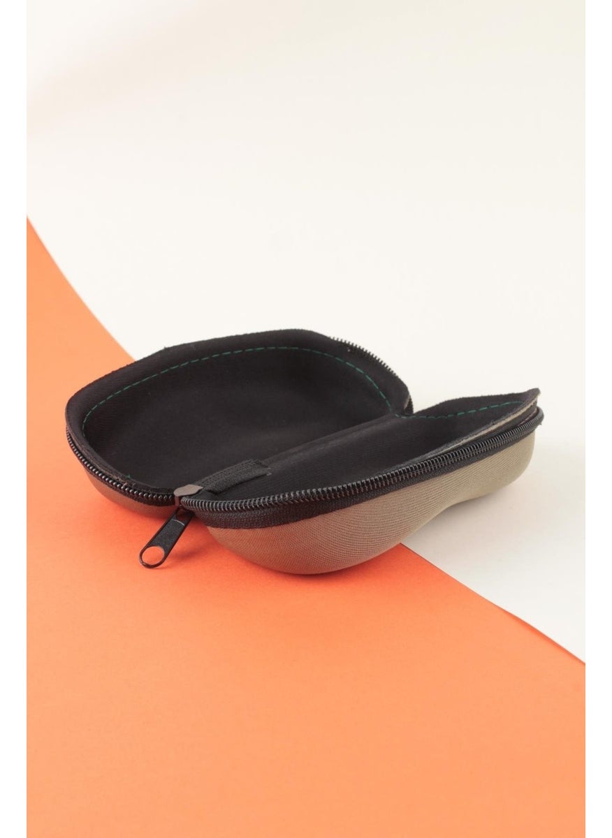 By Marine Zippered Glasses Case Khaki  - Image 3