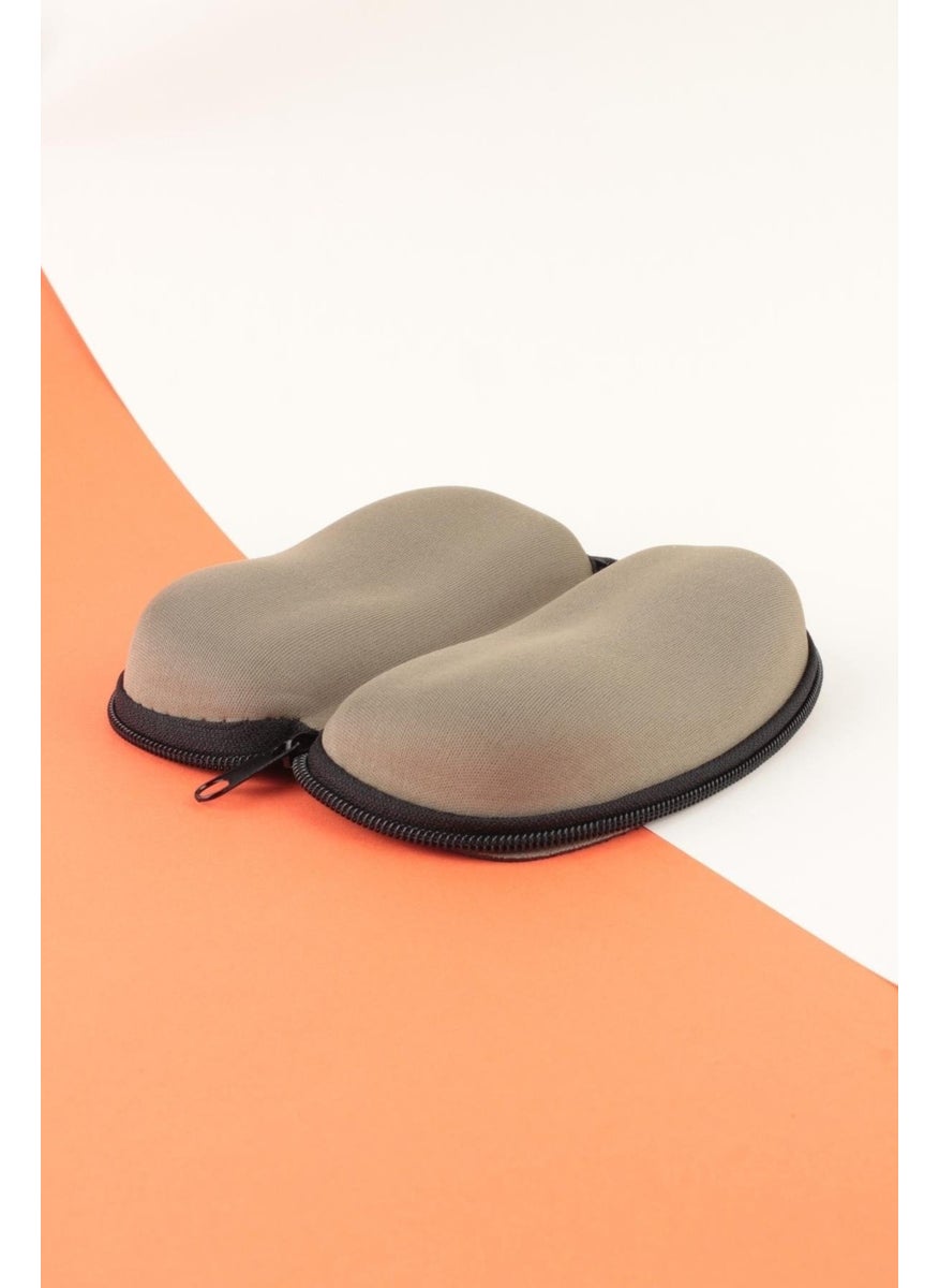 By Marine Zippered Glasses Case Khaki  - Image 5