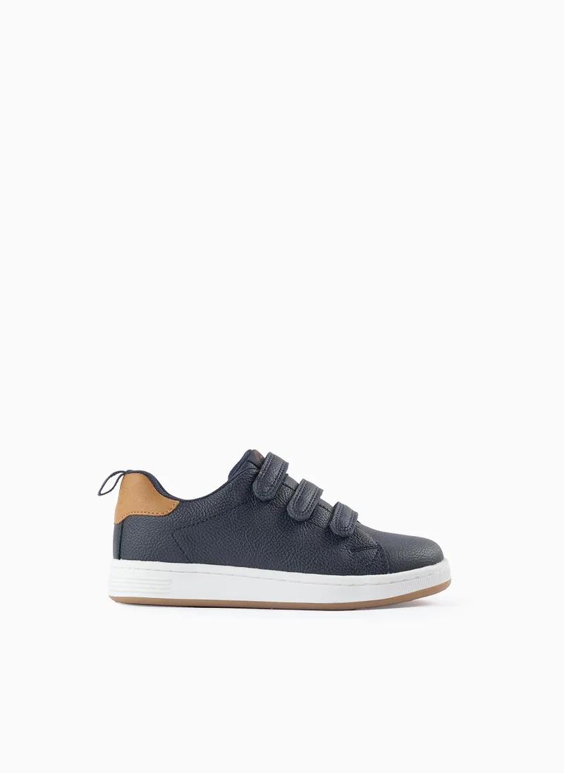 Zippy Trainers for Boys 'ZY 1996', Dark Blue/Camel