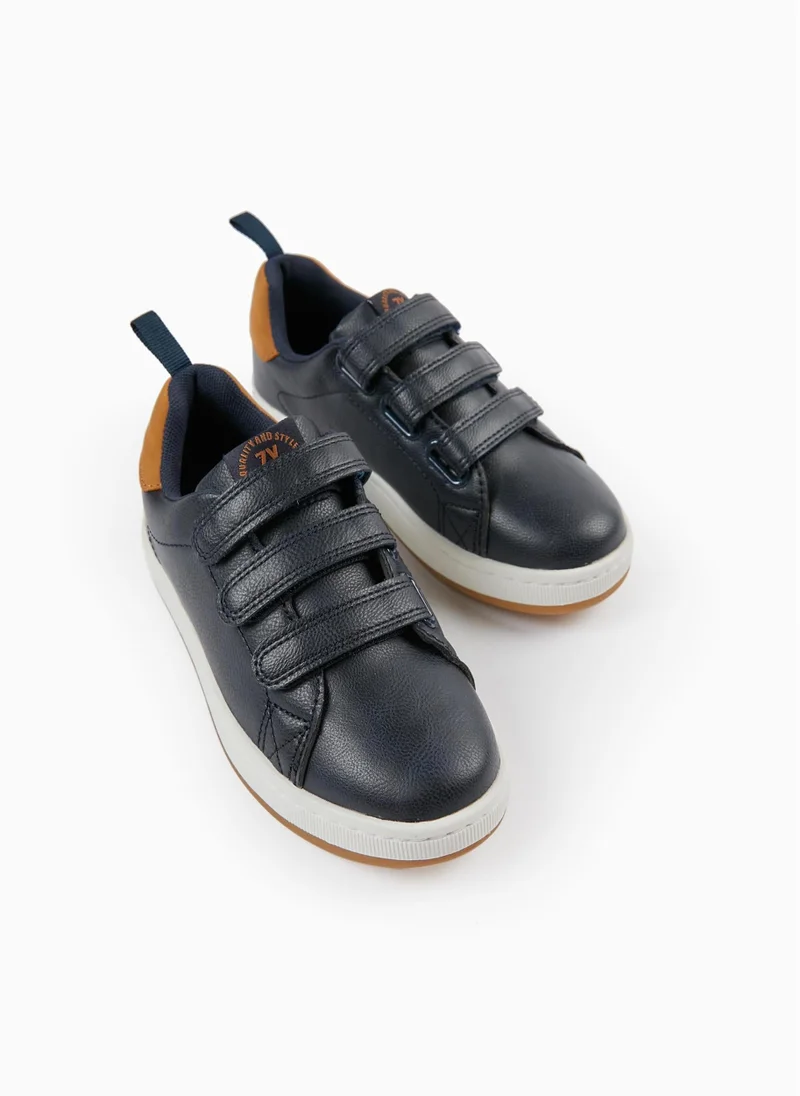 Zippy Trainers for Boys 'ZY 1996', Dark Blue/Camel