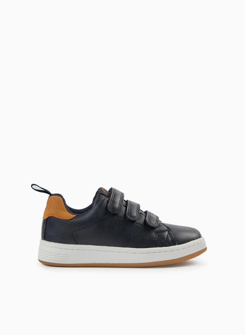Zippy Trainers for Boys 'ZY 1996', Dark Blue/Camel