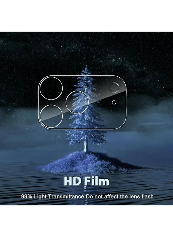 3Pcs Tempered Glass Screen Protector For iPhone 15 Pro Max Camera Lens Cover Anti Scratch HD Clear - Image 5