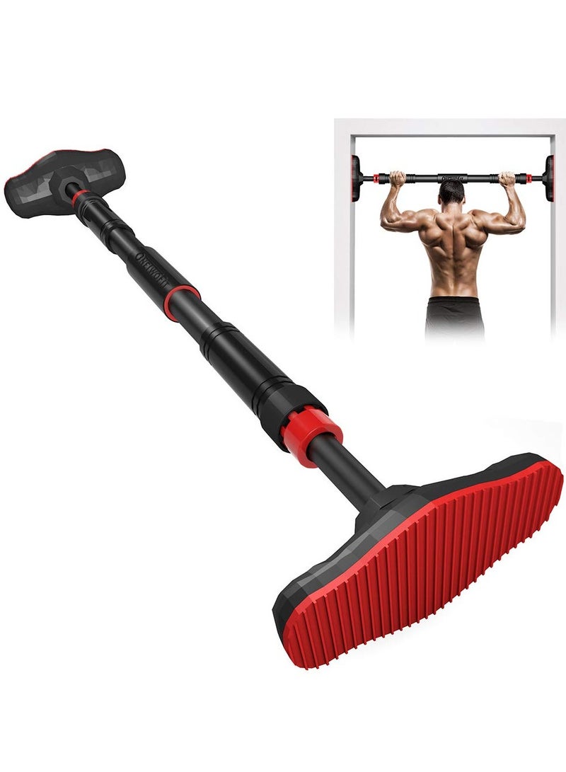 XiuWoo No Screw pull-up equipment, Door pull-up equipment for Home Gym Adjustable on 29"-38" Wide Doors with Large Non-Slip Mat and Safety Lock, Max Support 800lbs - Image 1