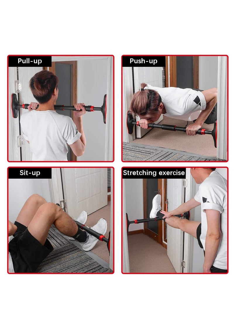 XiuWoo No Screw pull-up equipment, Door pull-up equipment for Home Gym Adjustable on 29"-38" Wide Doors with Large Non-Slip Mat and Safety Lock, Max Support 800lbs - Image 3