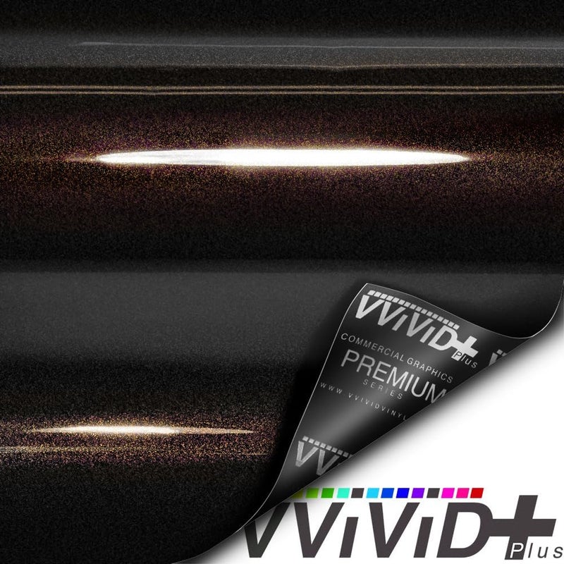 VViViD + Ultra Gloss Shadow Metallic Amber Vinyl Car Wrap (3ft x 5ft) - Image 5