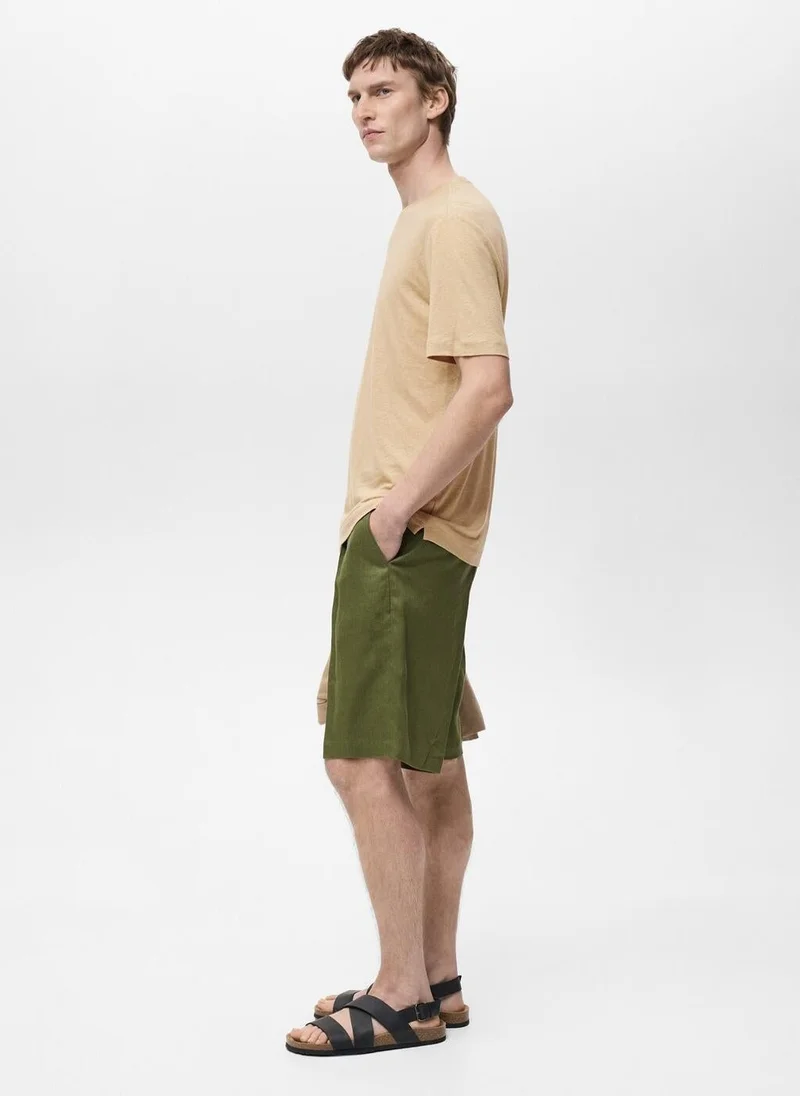 Mango Man  essential crew neck t-shirt for Men | Best Price UAE