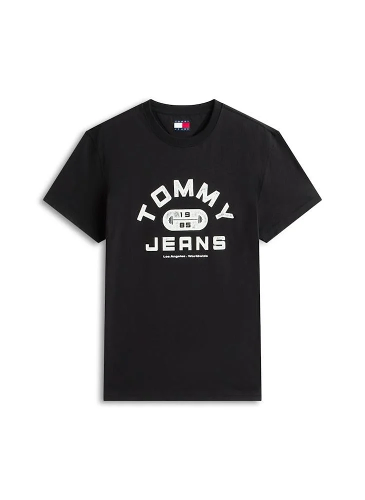 TOMMY JEANS  Graphic Crew Neck Jersey T-Shirt for Men | Best Price UAE