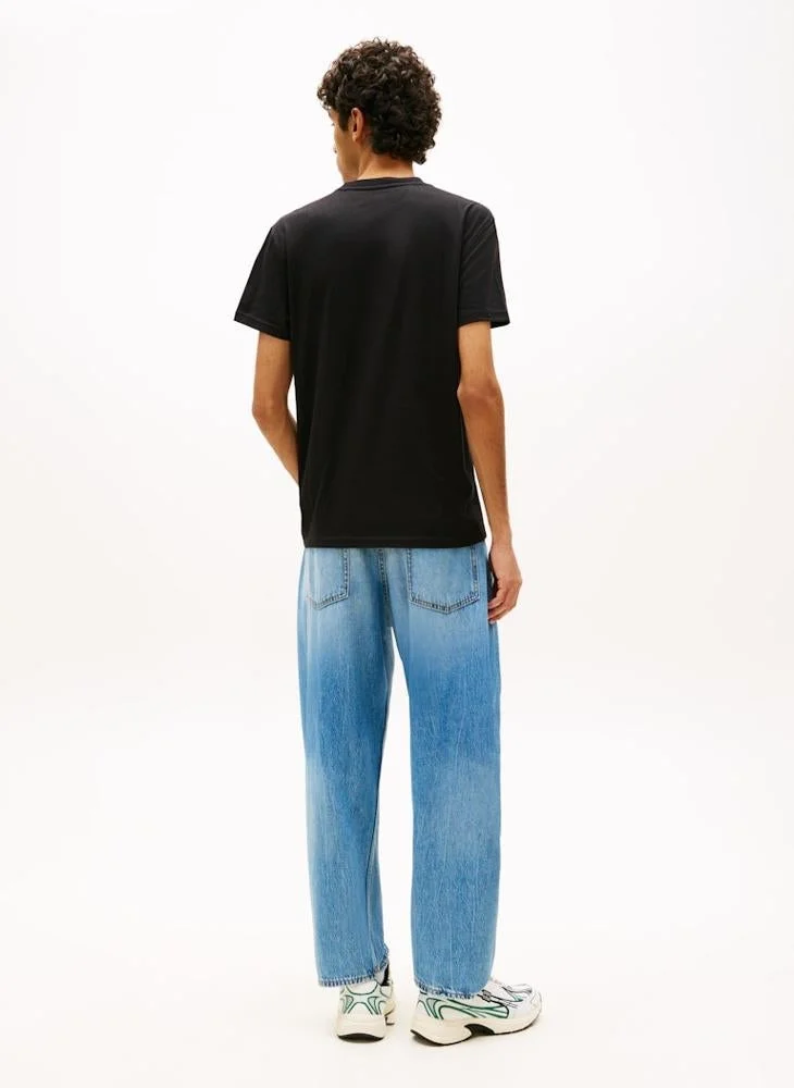 TOMMY JEANS  Graphic Crew Neck Jersey T-Shirt for Men | Best Price UAE