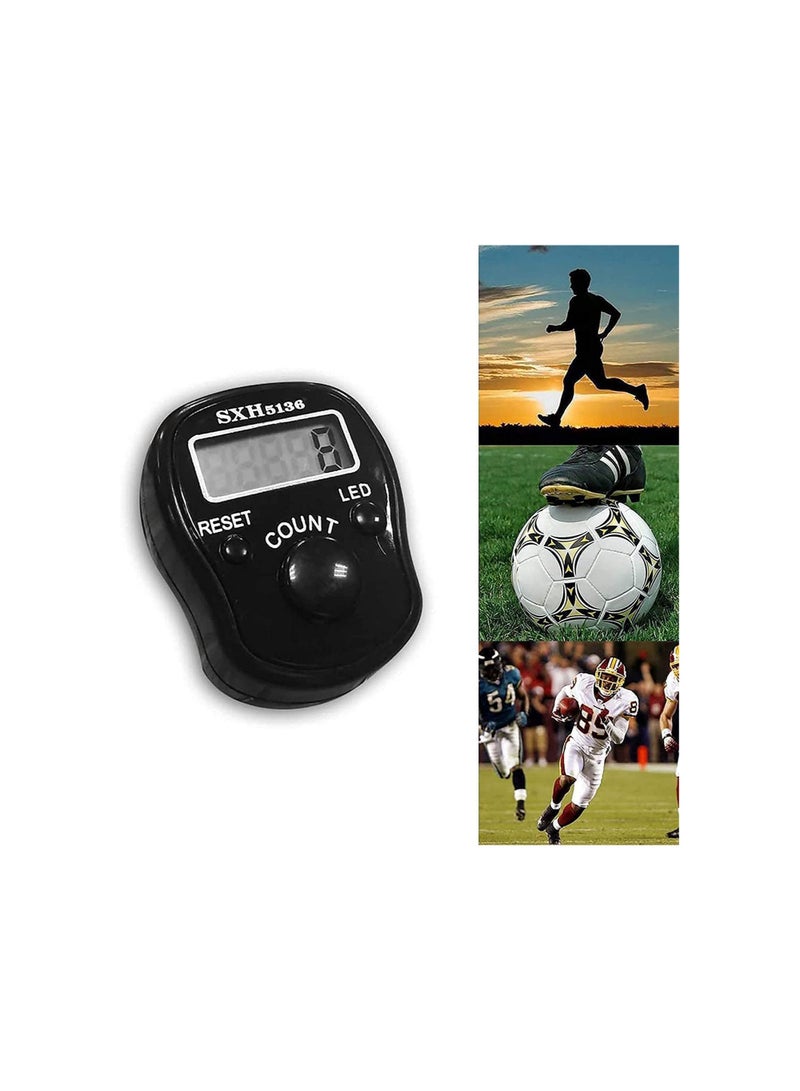 DeloPik Finger Counter Digital LED Electronic Handheld Tally Counter Clicker with Case - Image 4