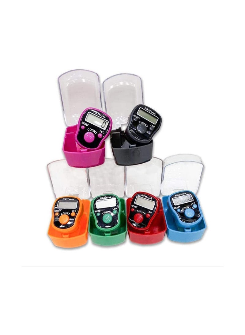 DeloPik Finger Counter Digital LED Electronic Handheld Tally Counter Clicker with Case - Image 2