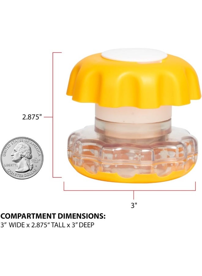 Ezy Dose Crush Pill Crusher And Grinder, Storage Compartment, Crushes Pills, Vitamins, Tablets, Assorted Colors, 1 Count (Small) - Image 3
