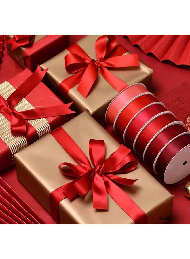 Light Blue Ribbon For Bouquet Hair Bow Gift Wrapping DIY Craft Supplies - Image 5