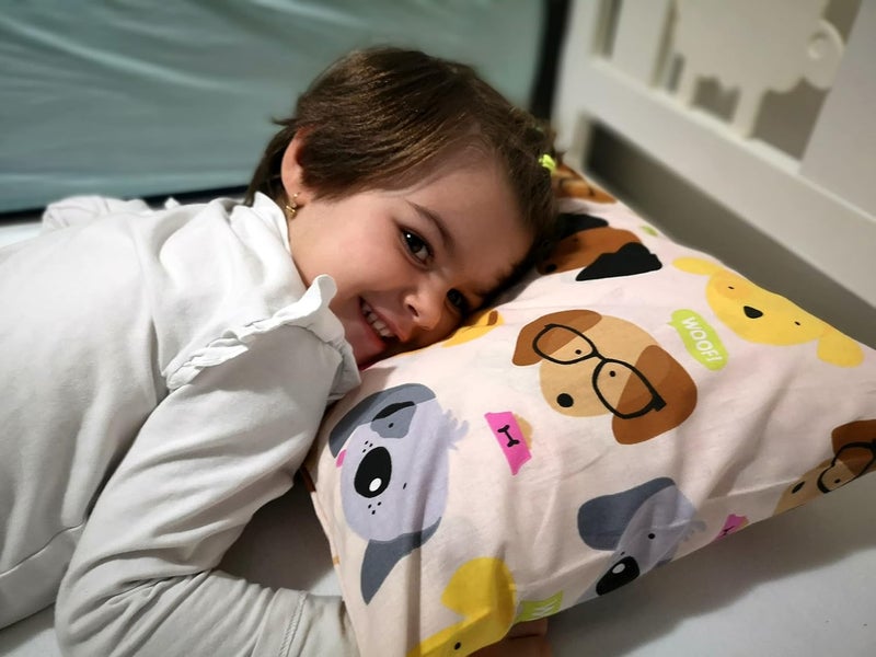 Comfy Turtles 13x18 Toddler Pillowcase Cotton - Kids Pillowcase Puppies, Pillow Cases for Travel Pillows, Toddler Pillow Protector - Puppies with Glasses - Image 4