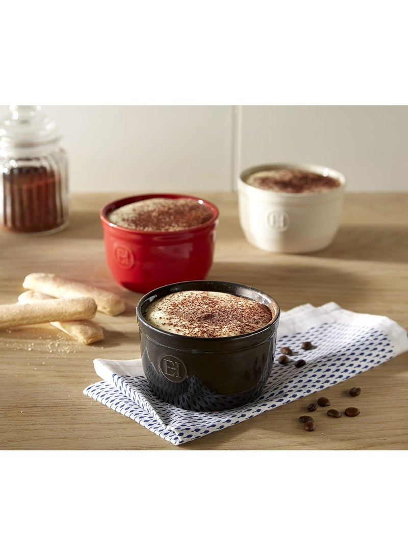 Emile Henry Set 2 X Ramekin Dish No 10 10.10 Burgundy - Image 3