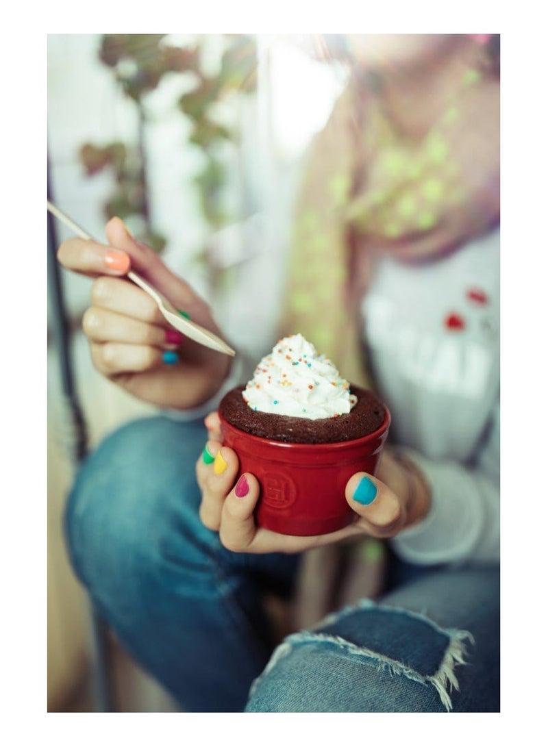 Emile Henry Set 2 X Ramekin Dish No 10 10.10 Burgundy - Image 4