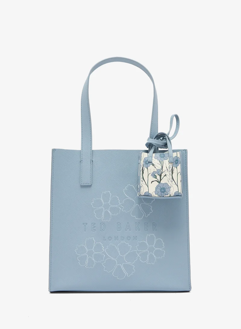 تيد بيكر Neehaa Embroidered Mini Icon Tote Bag With Charm