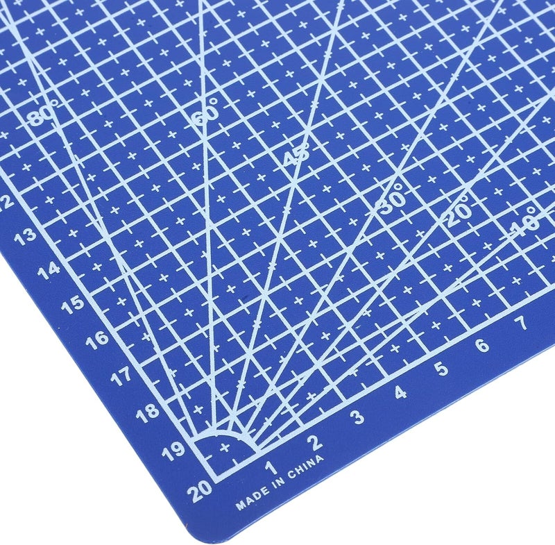 Healifty A4 Self-healing Double-sided Cutting Mat in Blue Tone 30×22cm for Sewing Quilting Crafting Hobbyists and Artists - Image 3
