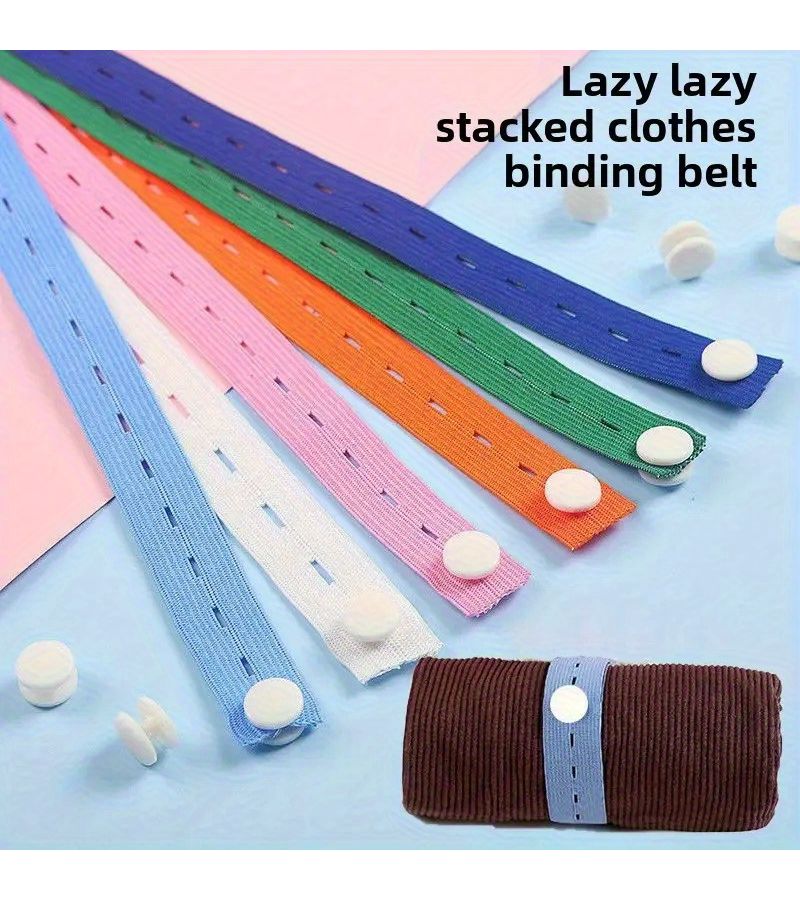 10pcs Elastic Binding Straps for Clothes And Quilts Storage - Image 4