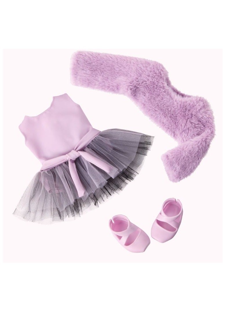 Our Generation Jovanna 18" Ballerina Doll In Lovely Lilac Ballet Dress - Image 4