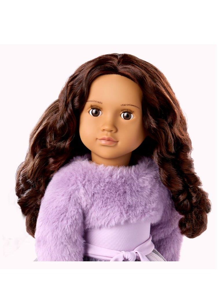 Our Generation Jovanna 18" Ballerina Doll In Lovely Lilac Ballet Dress - Image 5