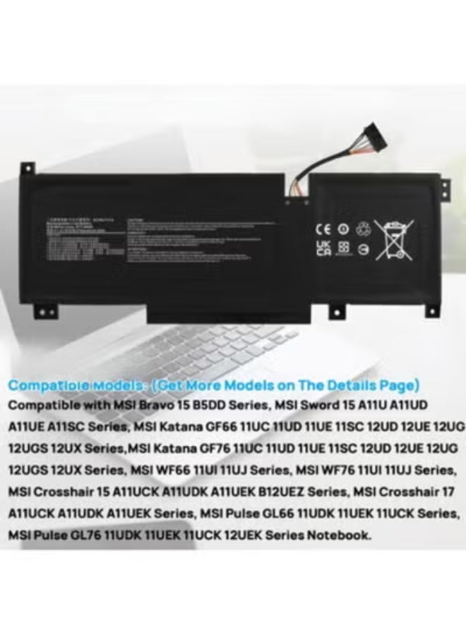 بطارية لابتوب بسعة 53.5 واط ساعة BTY-M492 – بديل موثوق لاستخدام طويل - Image 2