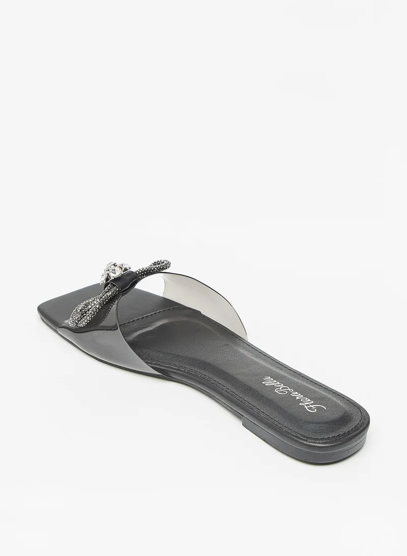 Flora Bella By Shoexpress Womens Embellished Slip On Sandals Ramadan Collection
