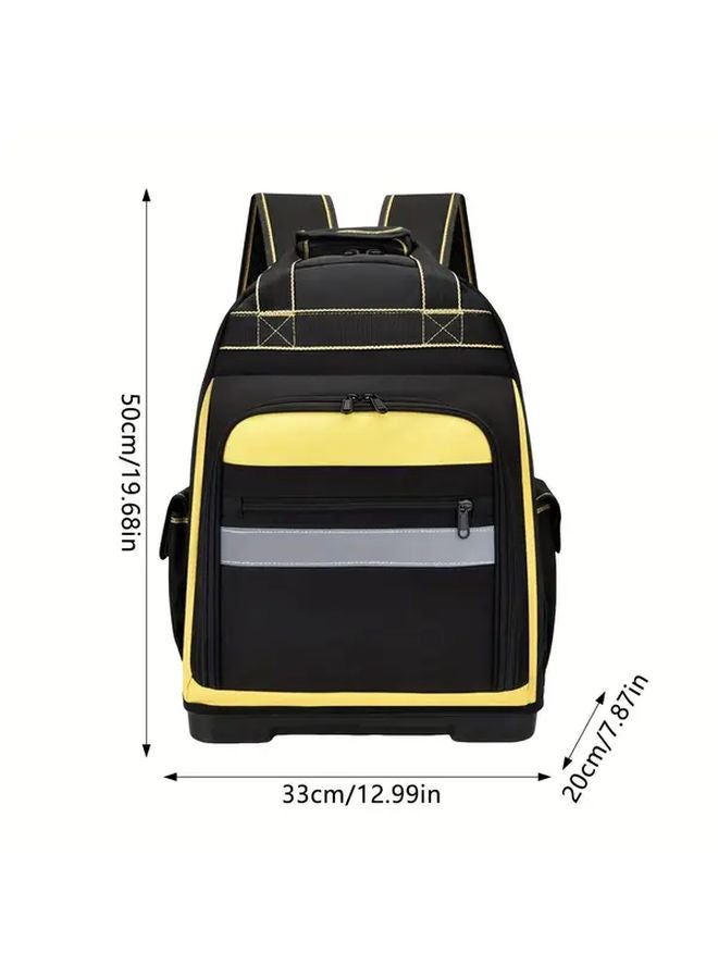 Heavy Duty Tool Backpack Water Resistant 21 Inches For Electrician Plumber - Image 3