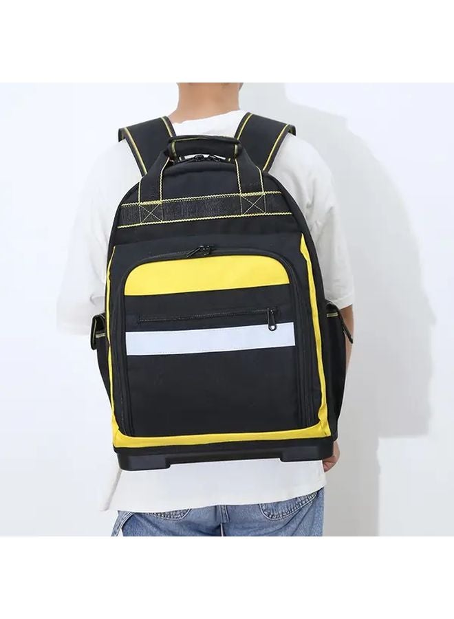 Heavy Duty Tool Backpack Water Resistant 21 Inches For Electrician Plumber - Image 5