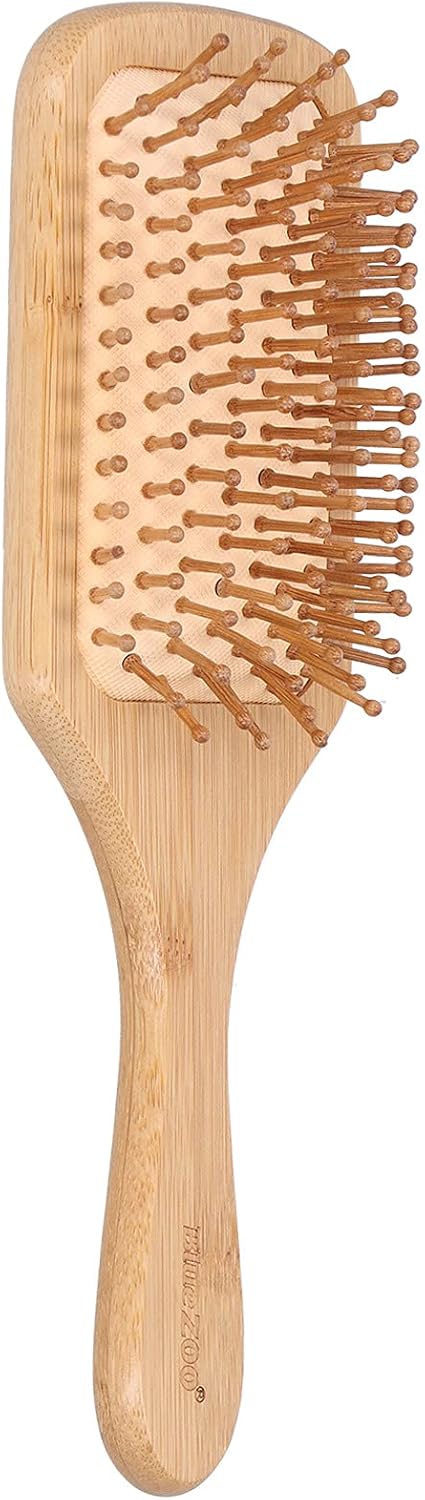 Bamboo Hairbrush Versatile Scalp Massage Hairbrush Men Hair Massage Brush detangling hair brush for Styling and Salon Use