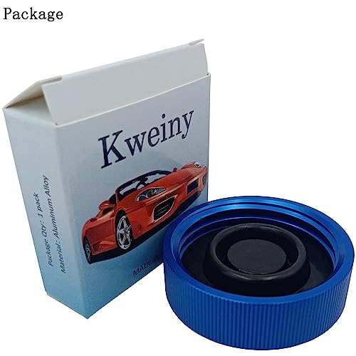 kweiny Brake Master Cylinder Reservoir Cap Aluminum for Ford Lincoln 2013-2025 Some Models - Image 2