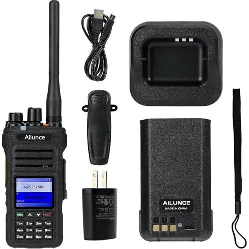 Retevis Ailunce HA1G GMRS Radio, IP67 Waterproof, GMRS Handheld Radio with Cable, Support Chirp, NOAA, 2800mAh, Repeater Capable Two Way Radio with USB-C Charging, for Offroad, Emergency - Image 1