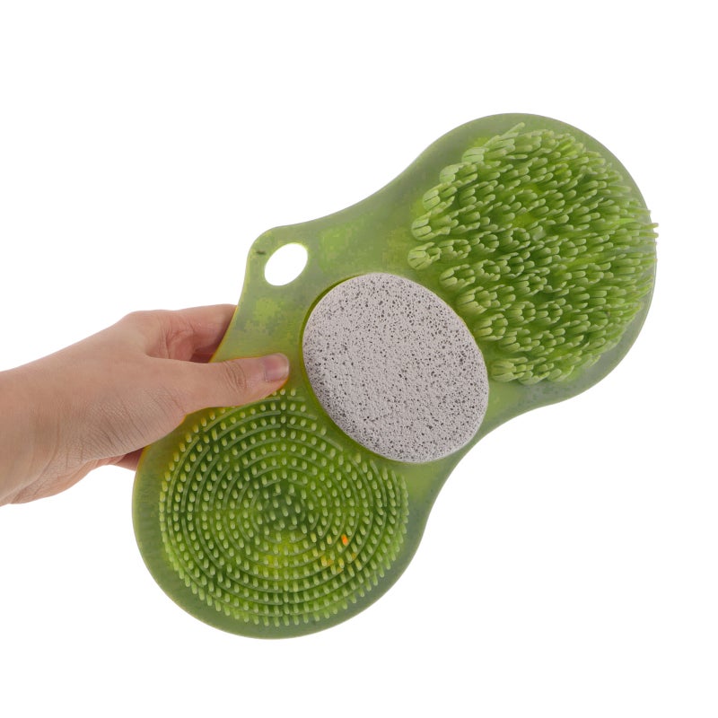 Shower Foot Cleaner with Non Cup - Foot Scrubber Mat to Eliminate Calluses Dead Skin - Mat for Men and Women - Image 2