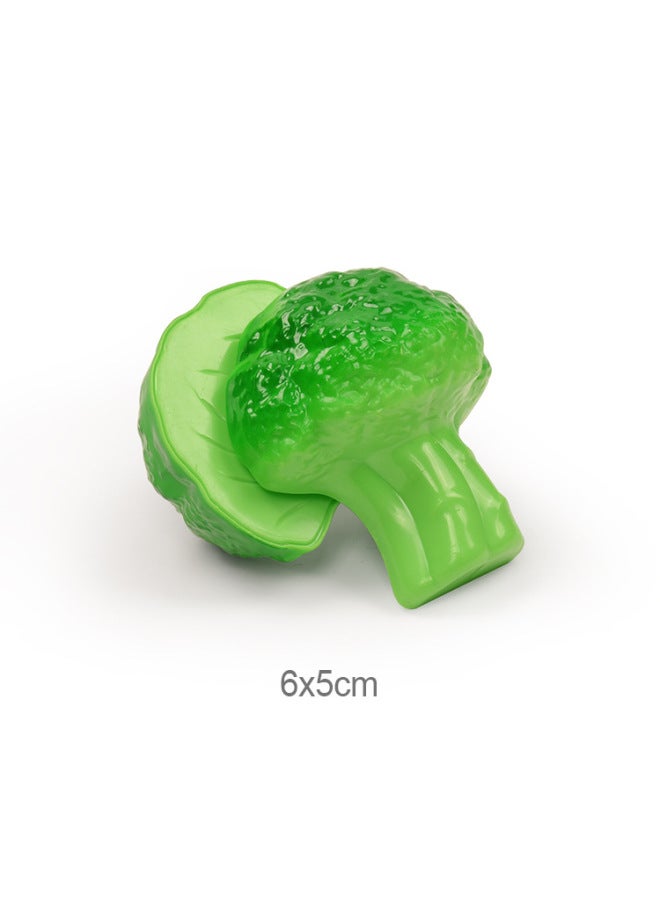 Children's Play House Kitchen Early Education Educational Toys Fruit Cut And Play Cut And See Cut Fruit Vegetables Single-Color:Broccoli - Image 1