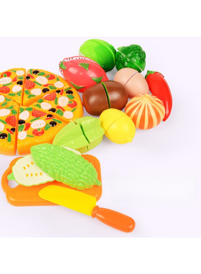 Children's Play House Kitchen Early Education Educational Toys Fruit Cut And Play Cut And See Cut Fruit Vegetables Single-Color:Broccoli - Image 5